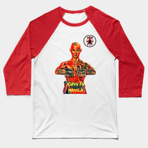 Kung Fu Manila Baseball T-Shirt by BoFaatWear